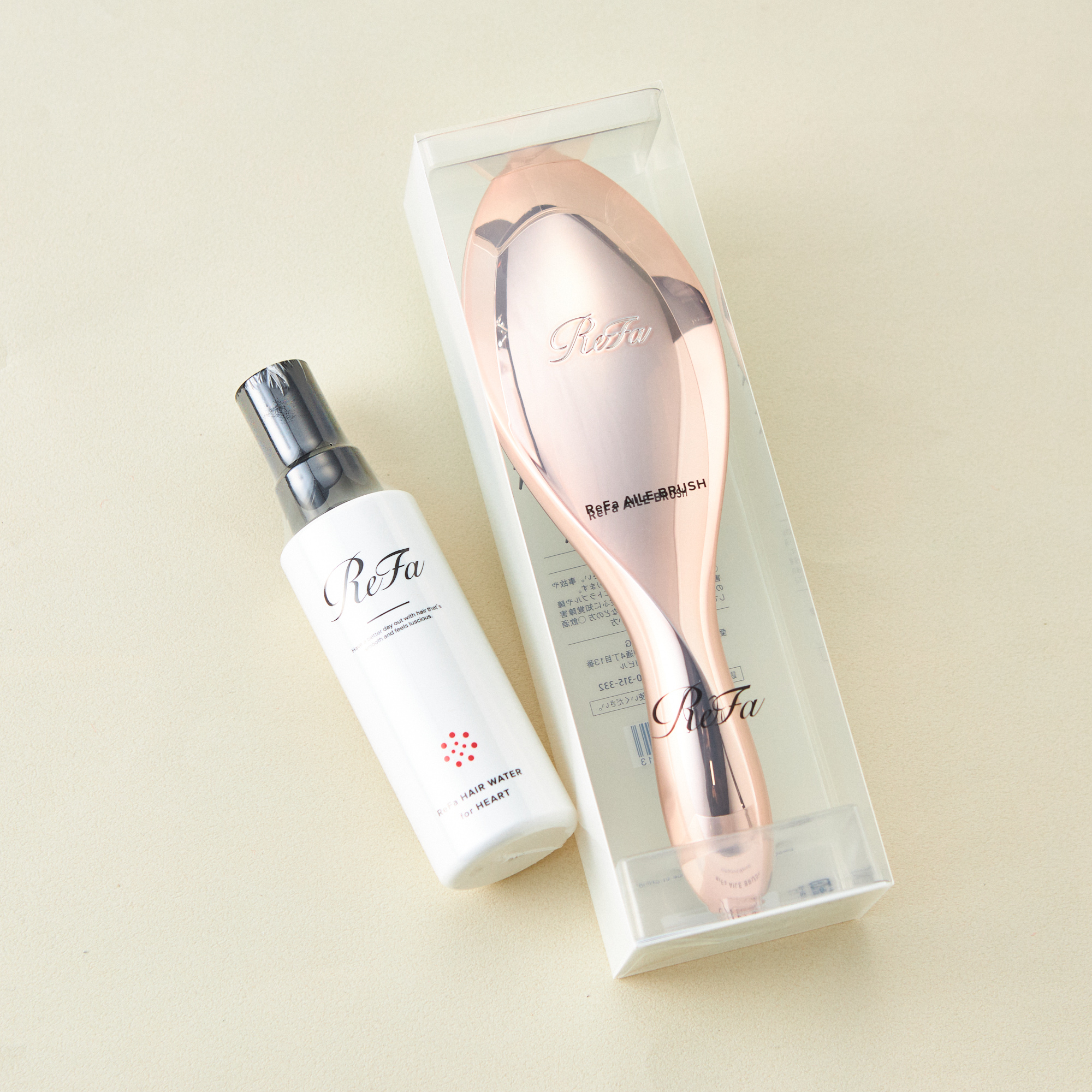 リファエールブラシ＆ヘアウォーターフォーハートセット | ReFa