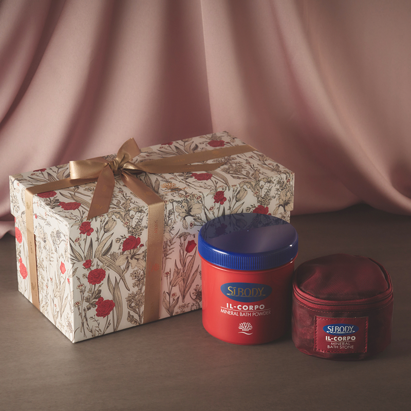 ギフトBOX入入浴料】ミネラルバスパウダー・バスストーンセット | IL