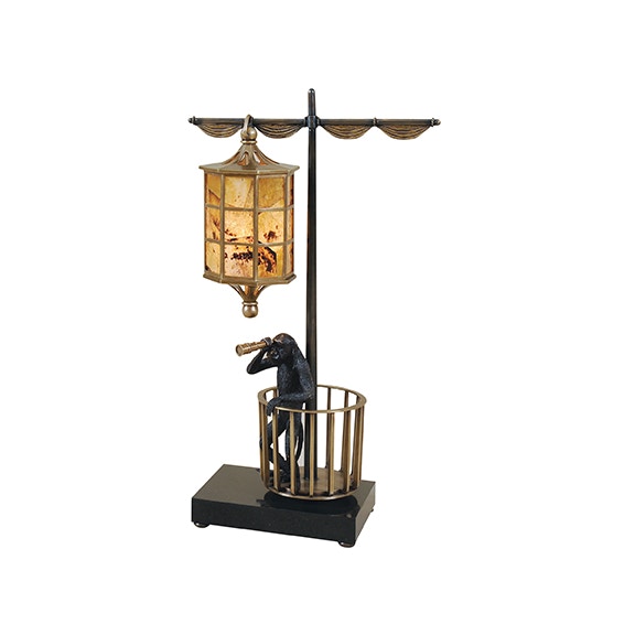Maitland-Smith Table and Floor Lamps Lighting Monkey Lookout