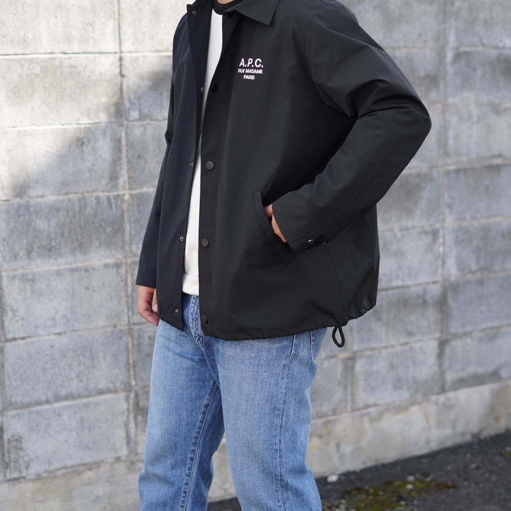 コーチジャケットも大人な雰囲気に。/ A.P.C. | 1989 Men's Blog