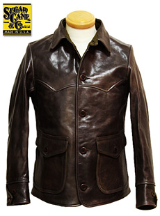 SUGAR CANE SC80203 HORSE HIDE SINGLE LEATHER COAT | Lua-Blog