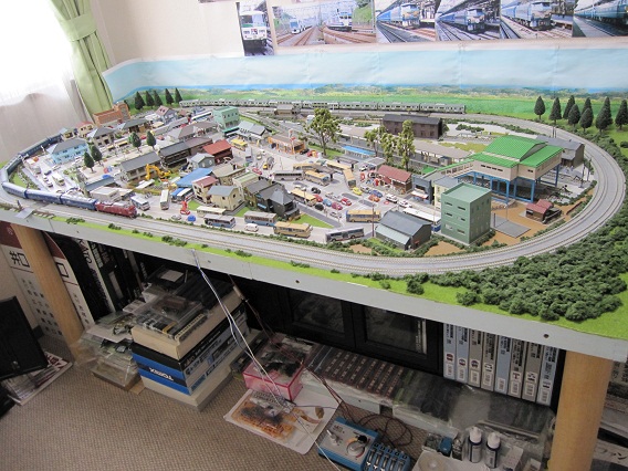 Nゲージレイアウト製作記】KATO街路樹で街の緑化工事施行しましたヽ