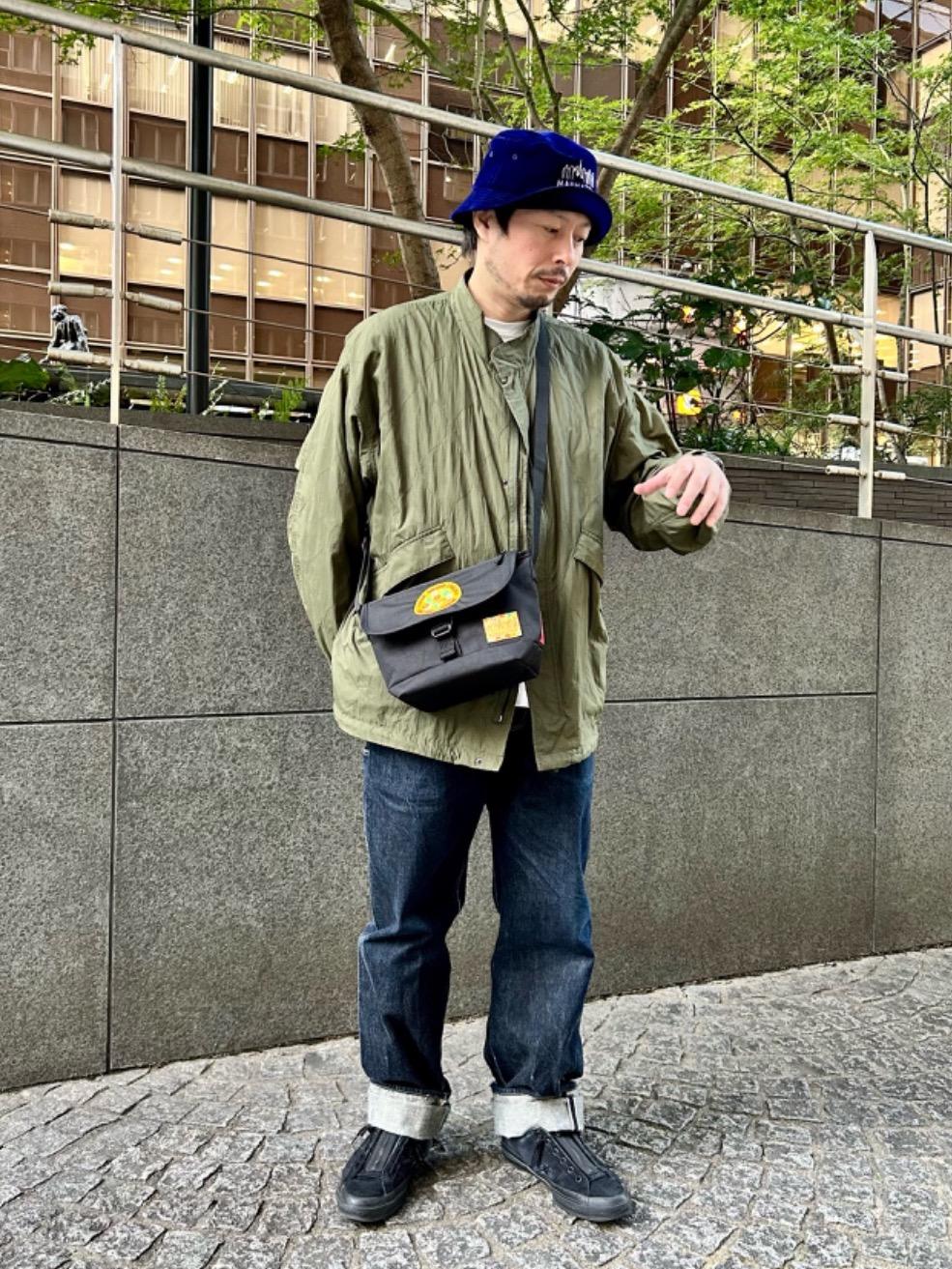 Nylon Messenger Bag Flap Zipper Pocket BIGWAVE | Manhattan Portage