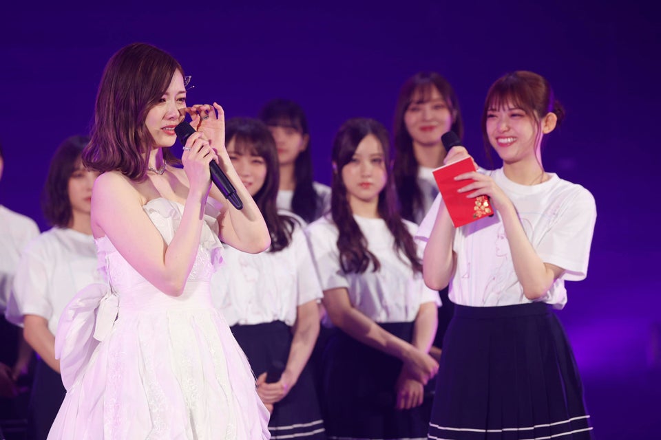 白石麻衣、乃木坂46卒コンで語った10分間の想い「アイドル向いてないな