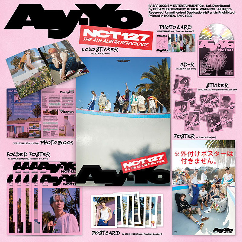 NCT 127 The 4th Album Repackage『Ay-Yo』2023.1.30 On Sale