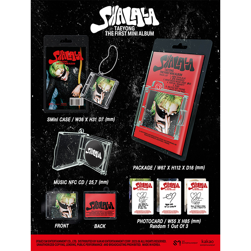 NCT TAEYONG 1st Mini Album『SHALALA』