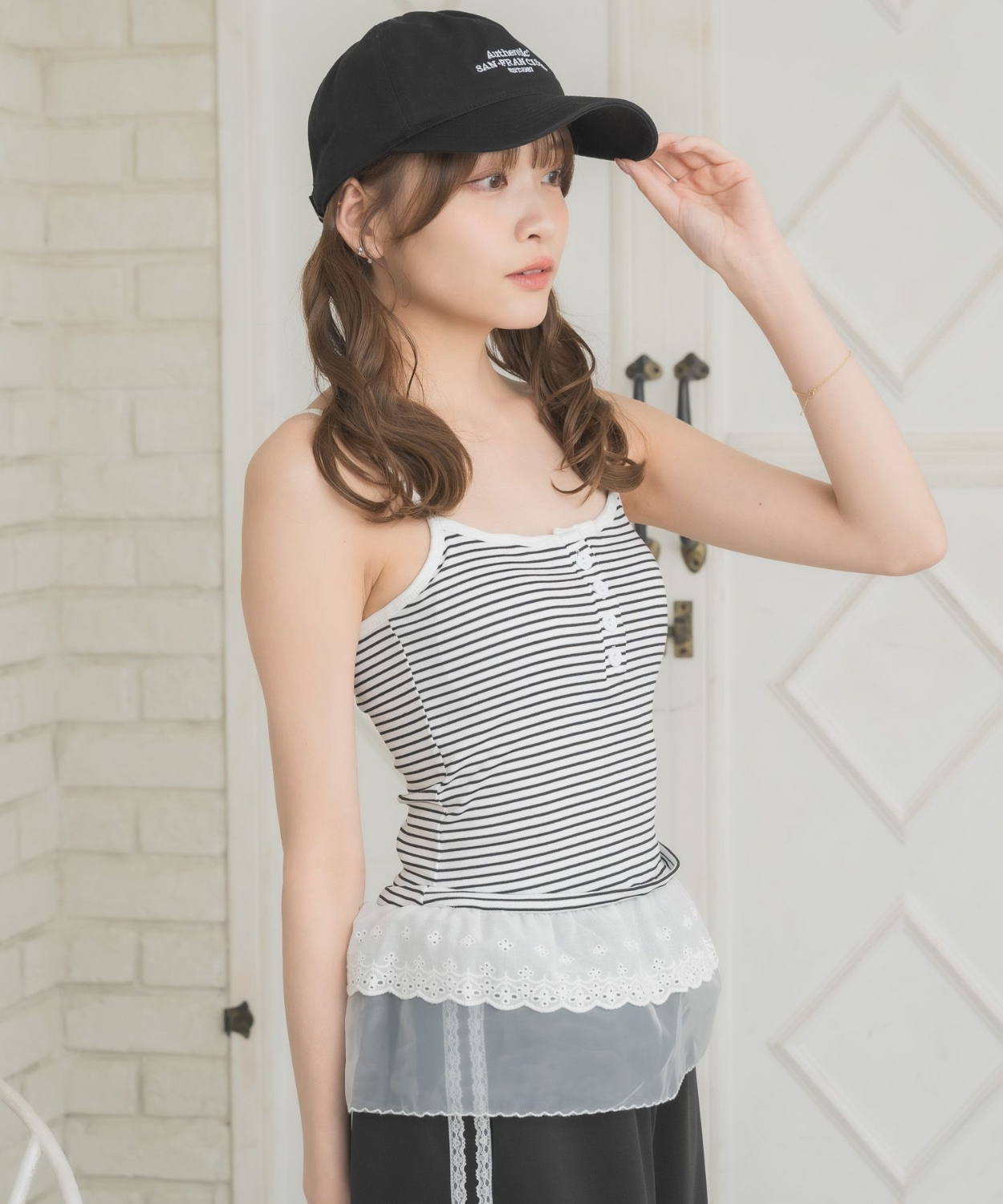 裾フリルキャミソール|ems excite | RETRO GIRL ONLINE STORE レトロ