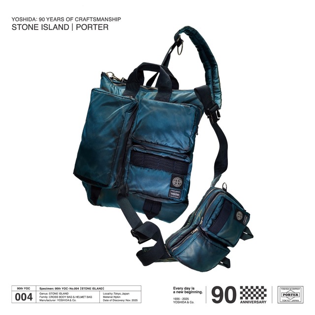 YOSHIDA & Co. 90th Anniversary Project 004「STONE ISLAND × PORTER
