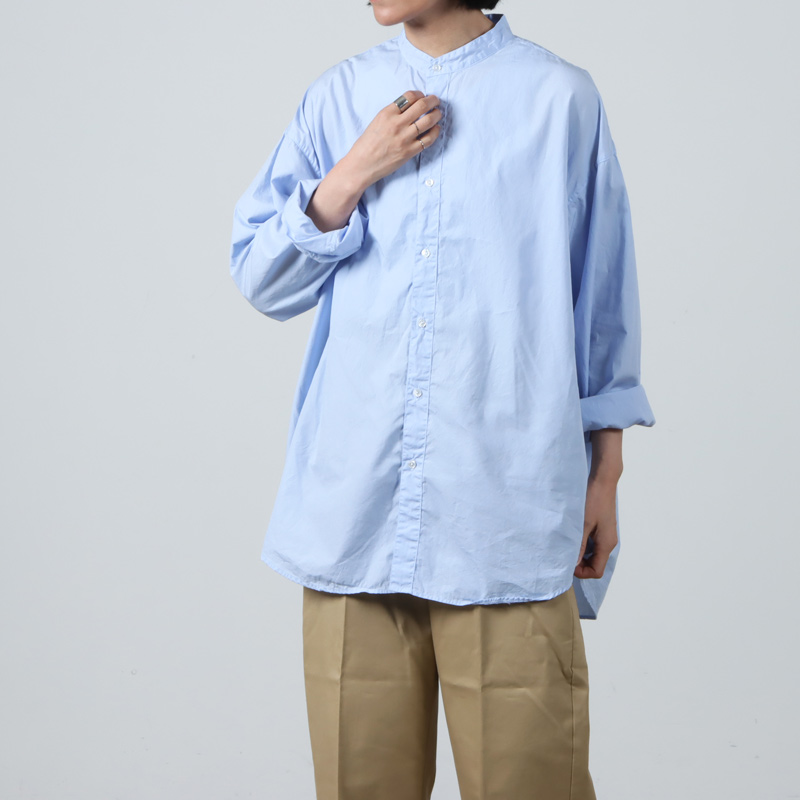 Veritecoeur (ヴェリテクール) ユニセックススタンドカラーシャツ