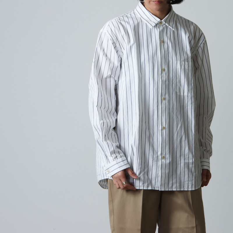 YAECA (ヤエカ) BUTTON SHIRT / ボタンシャツ