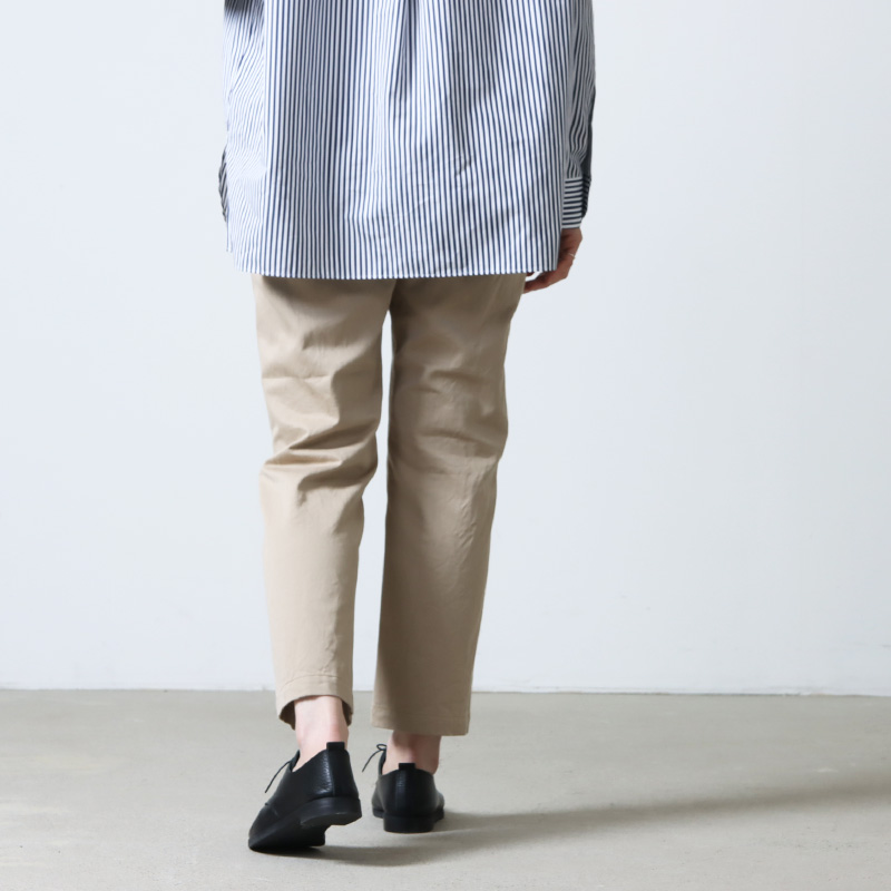 YAECA (ヤエカ) CHINO CLOTH PANTS PIPED / チノクロスパンツパイプド