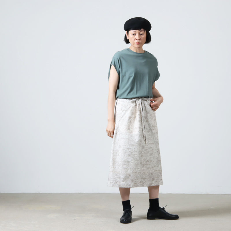 YAECA (ヤエカ) WRITE RIBBON SKIRT / ライトリボンスカート