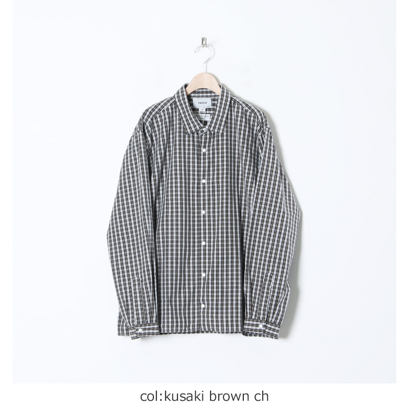YAECA (ヤエカ) COMFORT SHIRT RELAX SQUARE / コンフォートシャツ