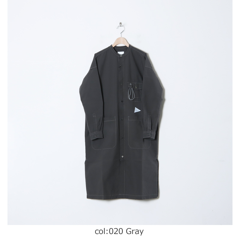 and wander (アンドワンダー) CORDURA typewriter long shirt
