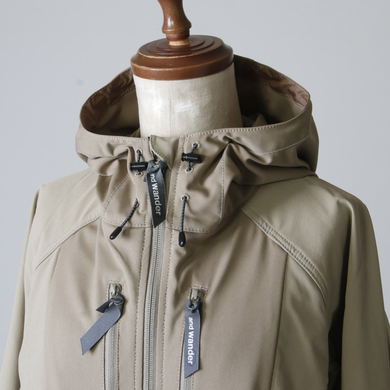 and wander (アンドワンダー) trek jacket 2 for woman / トレック