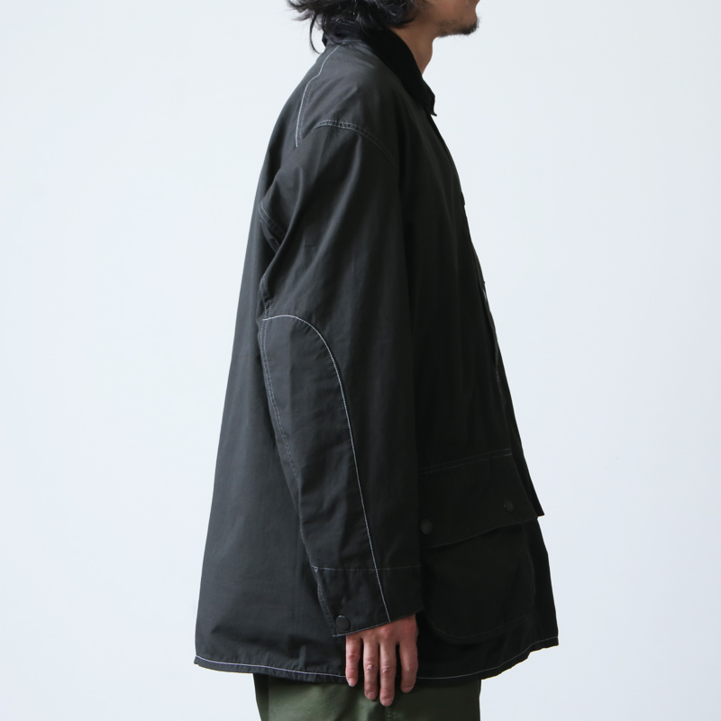 and wander (アンドワンダー) Barbour CORDURA solway shirt for man