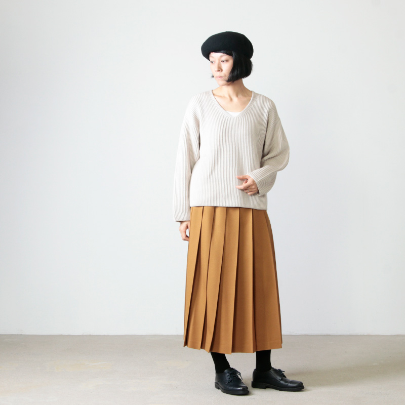 BATONER (バトナー) リブVネック