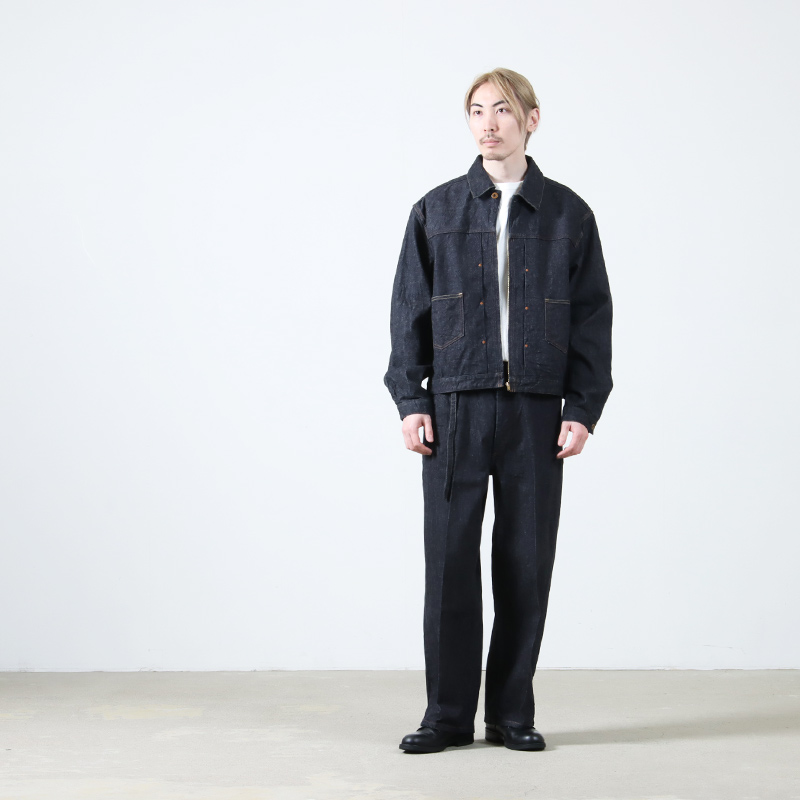 blurhms (ブラームス) 12.9oz Denim Narrow Belted Pants / 12.9オンス