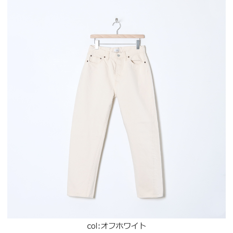 CIOTA (シオタ) ホワイト スビンコットン 13.5oz ストレートデニム