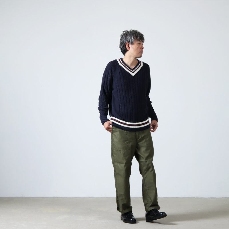 CIOTA (シオタ) スビンコットン Vネックチルデンニット