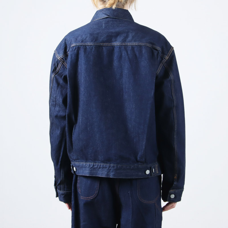 CIOTA (シオタ) Double Pocket Denim Jacket Navy One Wash / ダブル
