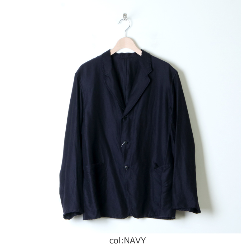 comoli】ウールビエラセットアップ・ネイビー