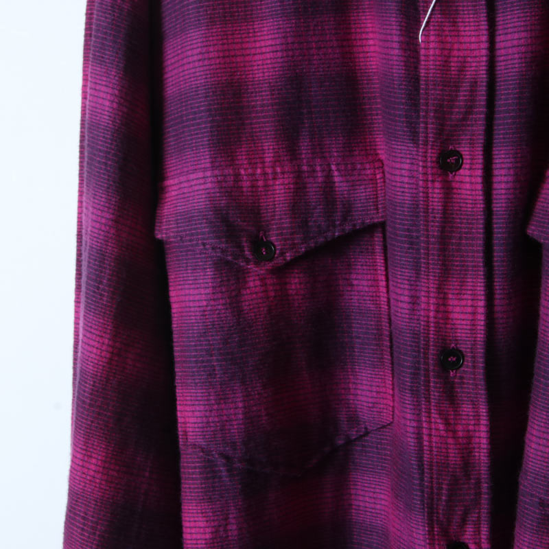 COMOLI (コモリ) ウールシルク ワークシャツ