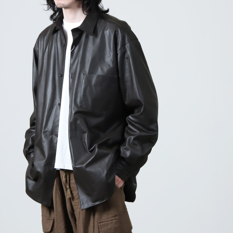 COMOLI (コモリ) シープスキン シャツジャケット