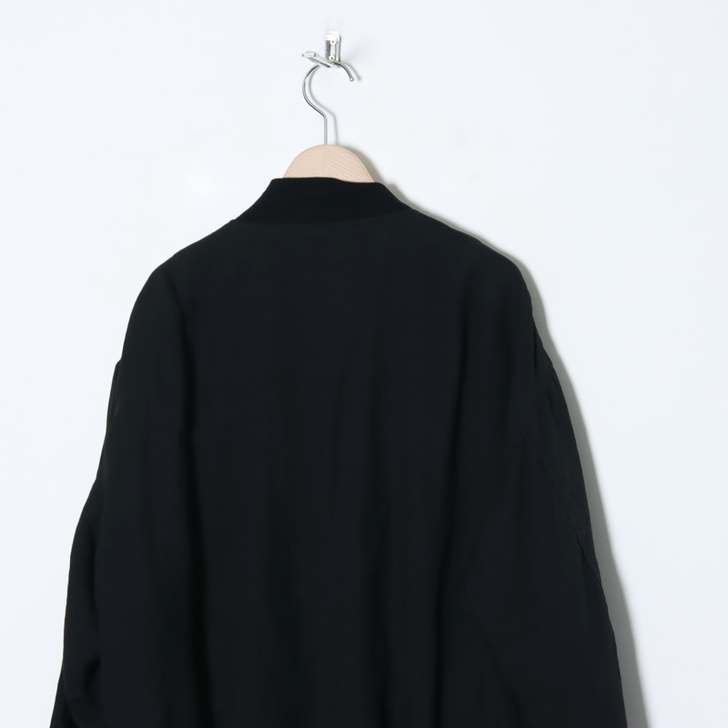 COMOLI (コモリ) リネンWクロス ジップブルゾン