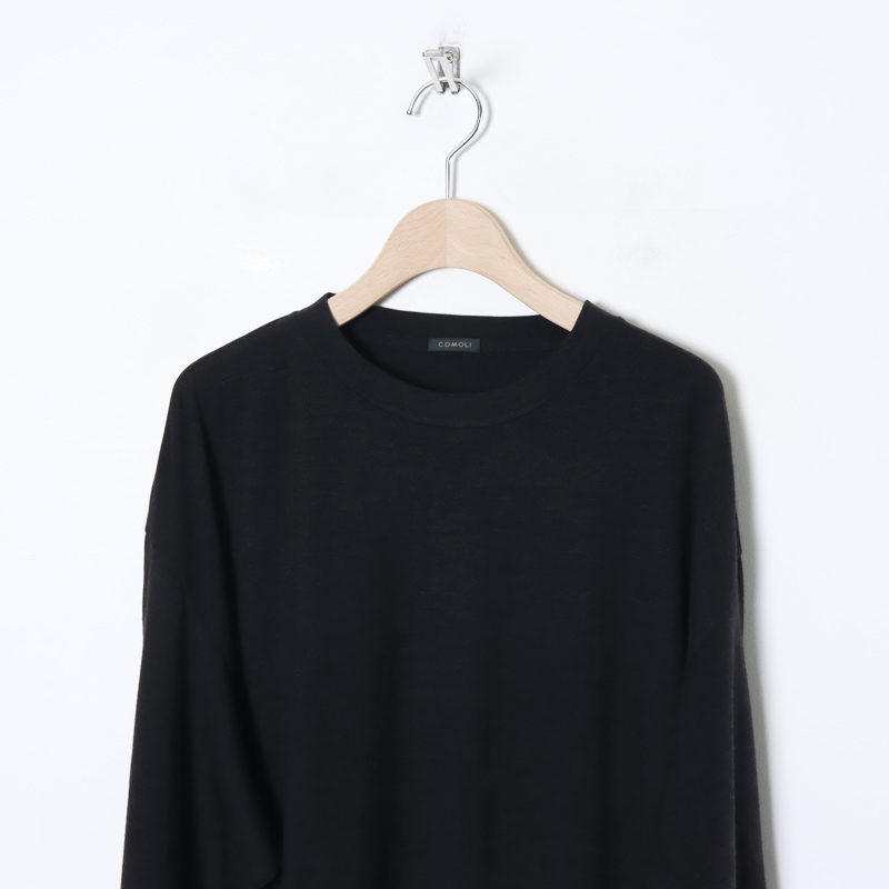 COMOLI (コモリ) ウール天竺 長袖クルー