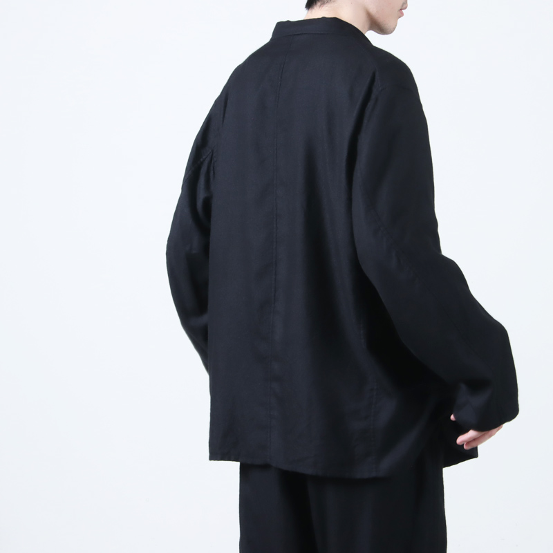 COMOLI (コモリ) カシミヤシルク 製品染ジャケット