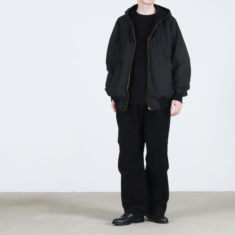 COMOLI (コモリ) コットンナイロン ジップパーカ