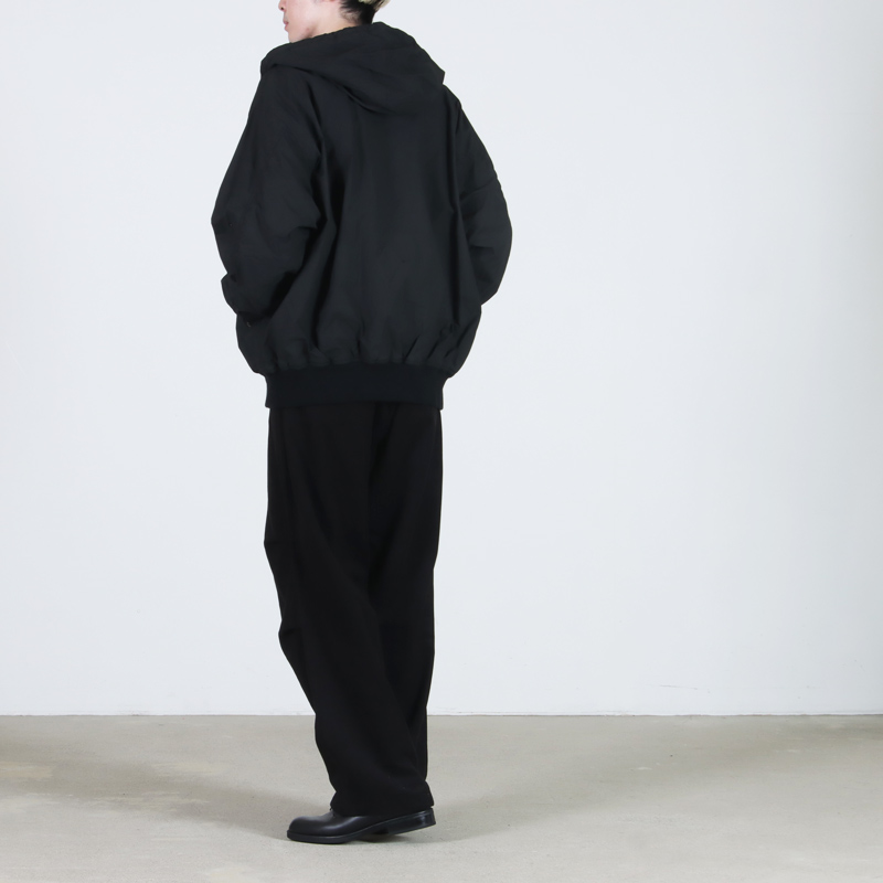 COMOLI (コモリ) コットンナイロン ジップパーカ