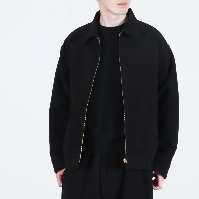 COMOLI (コモリ) モールスキン ジップショートジャケット