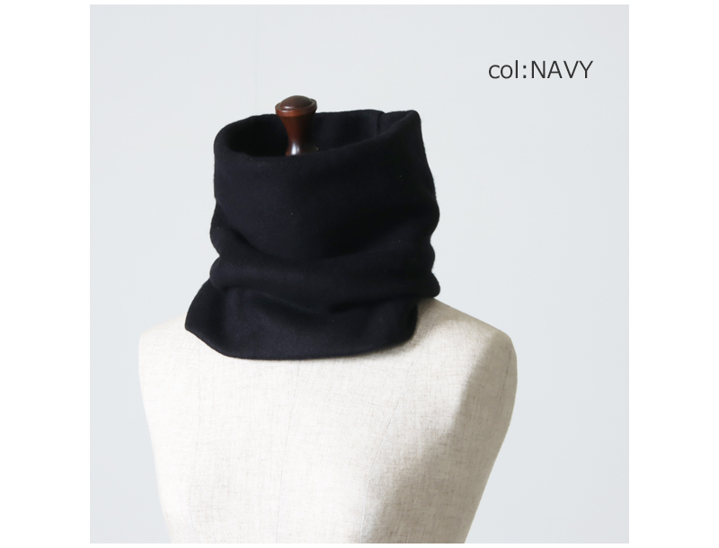 COMOLI (コモリ) シルクフリース ネックウォーマー