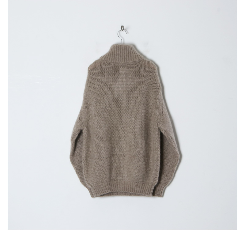 crepuscule (クレプスキュール) mohair lowgage high neck / モヘア
