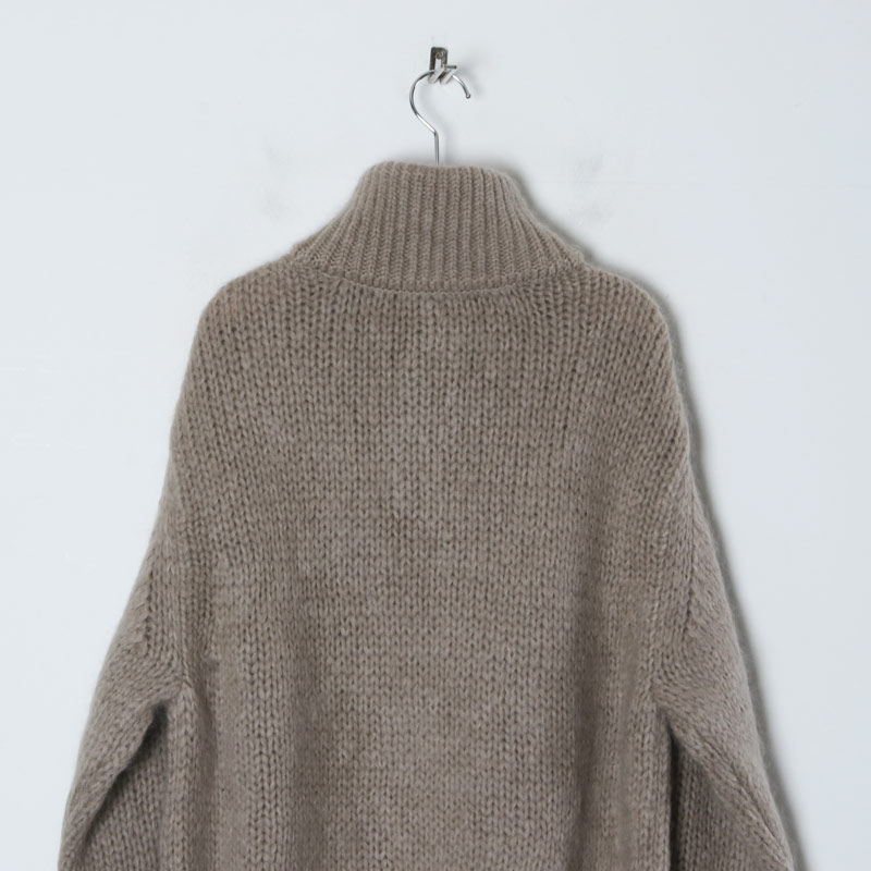 crepuscule (クレプスキュール) mohair lowgage high neck / モヘア