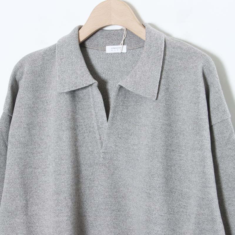 crepuscule (クレプスキュール) Co/Wo Moss Stitch Skipper / コットン