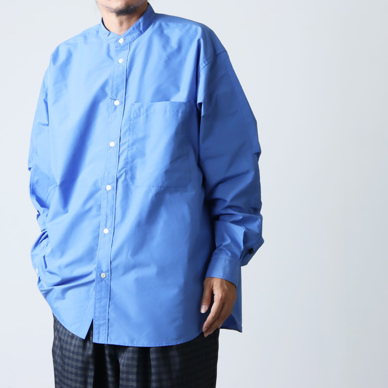 DAIWA PIER39 (ダイワピア39) TECH BAND COLLAR SHIRTS L/S / テック