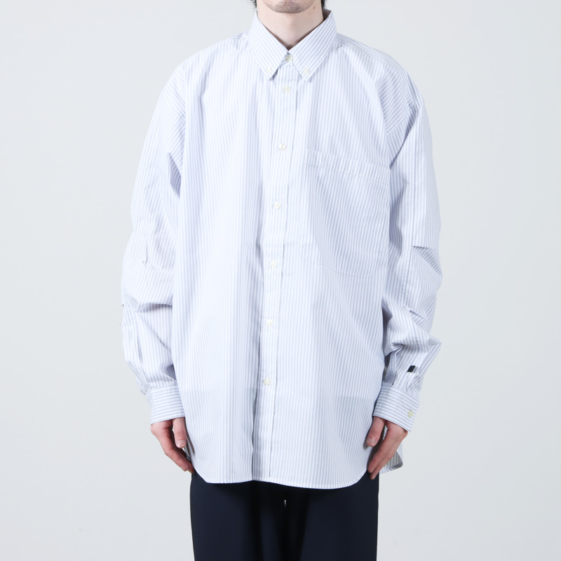 DAIWA PIER39 (ダイワピア39) TECH BUTTON DOWN SHIRT L/S STRIPE