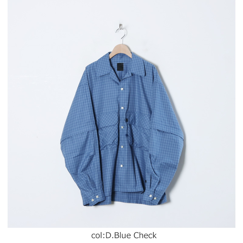 DAIWA PIER39 (ダイワピア39) TECH SPORTS OPEN COLLAR SHIRT L/S MINI