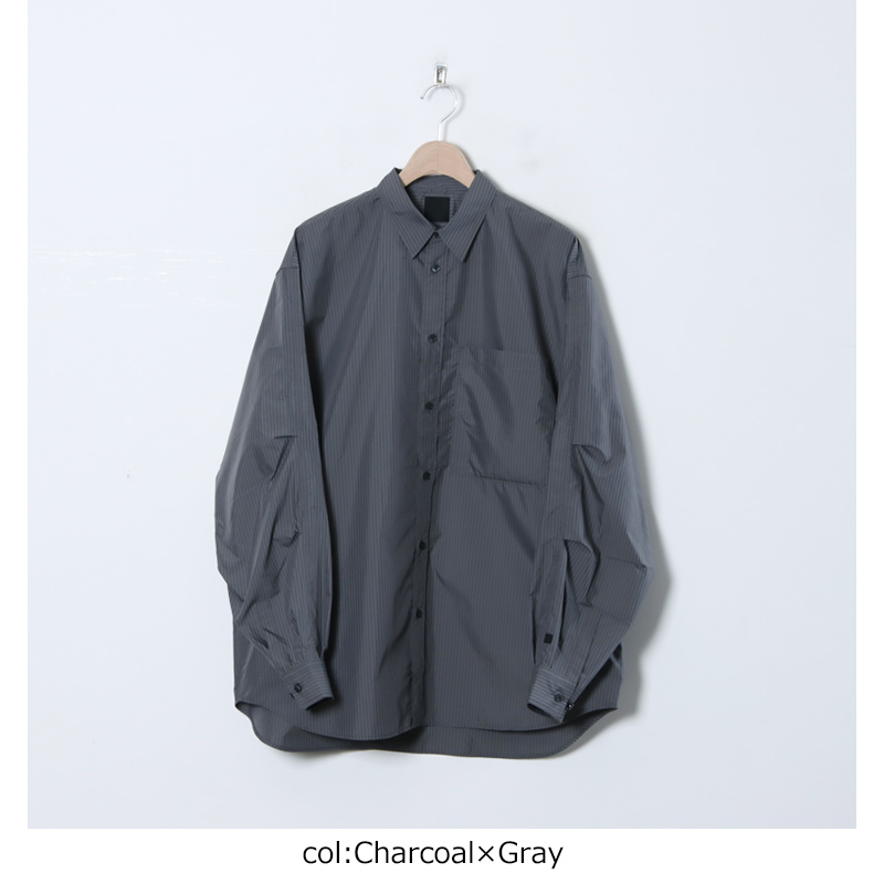 DAIWA PIER39 (ダイワピア39) TECH REGULAR COLLAR SHIRT L/S STRIPE