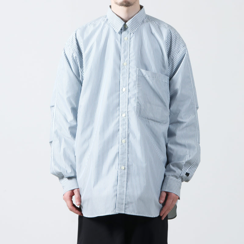 DAIWA PIER39 (ダイワピア39) TECH REGULAR COLLAR SHIRT L/S STRIPE
