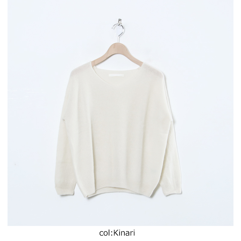 evameva (エヴァムエヴァ) cashmere pullover / カシミアプルオーバー