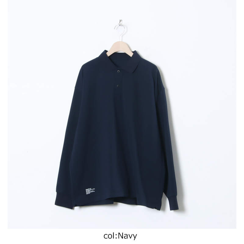 Fresh Service (フレッシュサービス) DRY PIQUE JERSEY L/S POLO