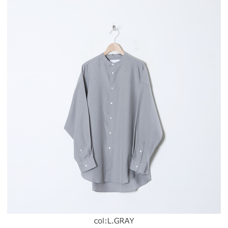 Graphpaper (グラフペーパー) Linen Cupro Oversized Band Collar