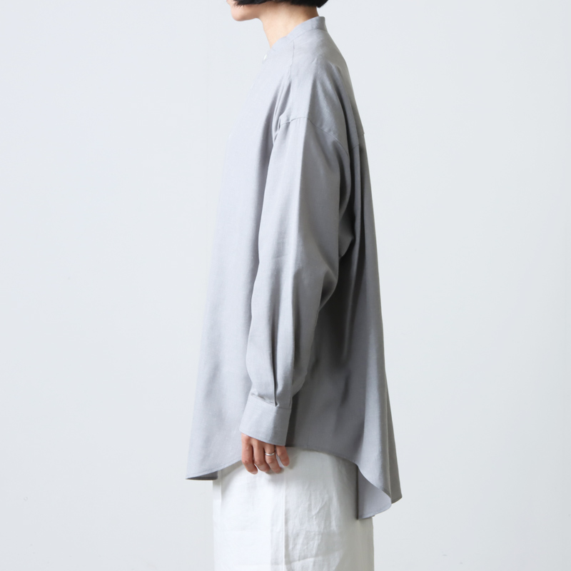 Graphpaper (グラフペーパー) Linen Cupro Oversized Band Collar