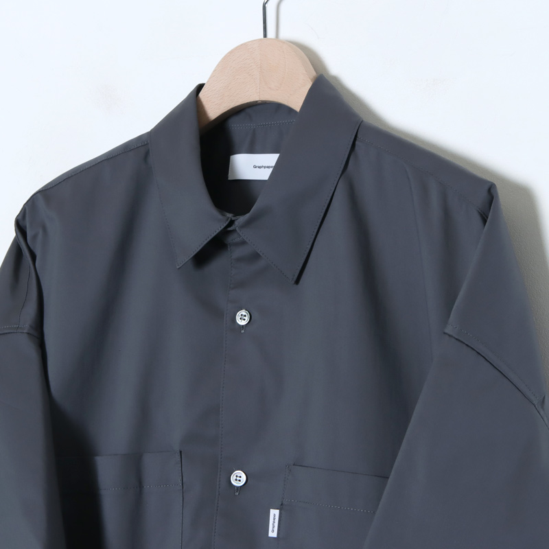 Graphpaper (グラフペーパー) Solotex Twill S/S Oversized Box Shirt