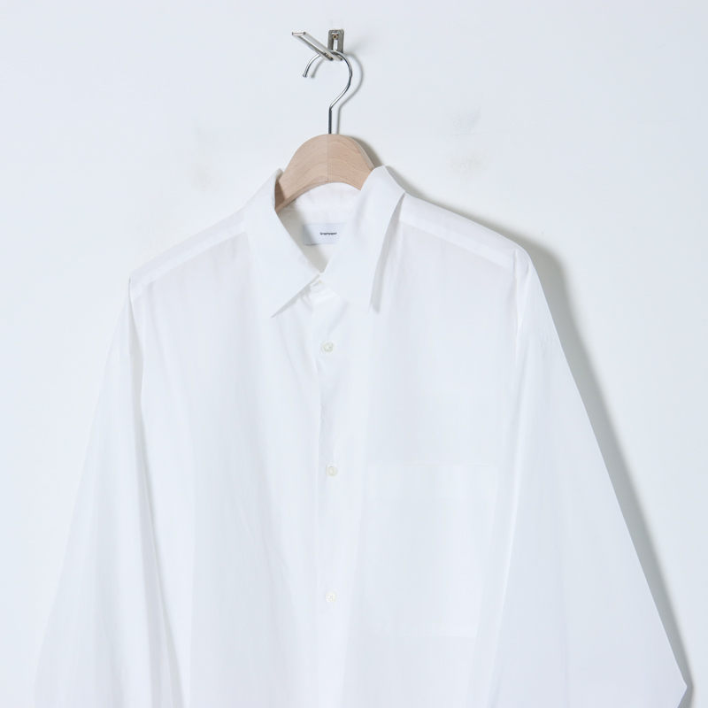 Graphpaper (グラフペーパー) Broad L/S Oversized Regular Collar