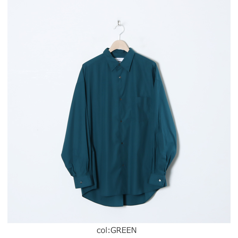 Graphpaper (グラフペーパー) Broad L/S Oversized Regular Collar